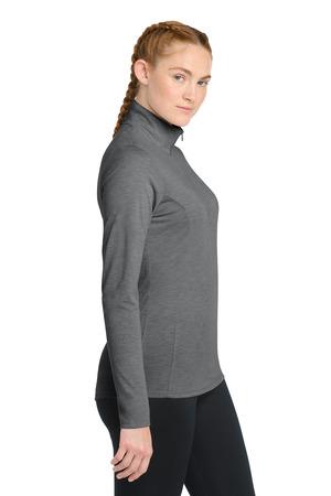 Sport-Tek Women's PosiCharge Tri-Blend Wicking 1/4-Zip Pullover. LST407