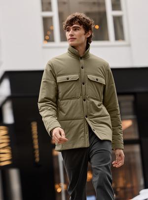 MiiR Sashiko Stretch Puffy Shacket MRA444