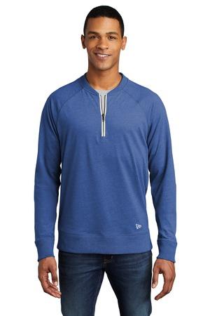 DISCONTINUED New Era  Sueded Cotton Blend 1/4-Zip Pullover NEA123