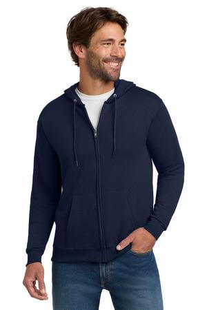 Hanes P180 Hanes - EcoSmart Full-Zip Hooded Sweatshirt
