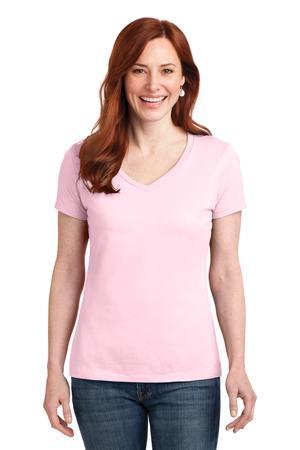 Hanes S04V Hanes Women's Perfect-T Cotton V-Neck T-Shirt