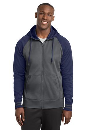 Sport-Tek Sport-Wick Varsity Fleece Full-Zip Hooded Jacket. ST236
