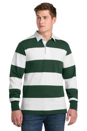 Sport-Tek Classic Long Sleeve Rugby Polo. ST301
