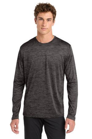 Sport-Tek PosiCharge Long Sleeve Electric Heather Tee. ST390LS