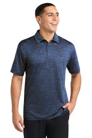 Sport-Tek PosiCharge Electric Heather Polo. ST590