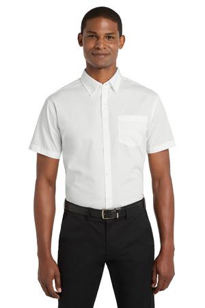Port Authority Short Sleeve Carefree Poplin Shirt