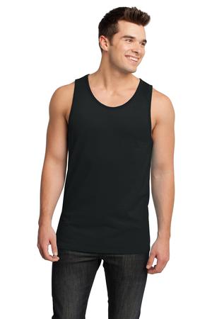 DISCONTINUED District - Young Mens Cotton Ringer Tank DT1500