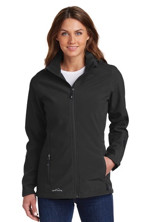 Eddie Bauer EB537 Women's Hooded Soft Shell Parka — front