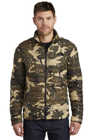 The North Face ThermoBall Trekker Jacket. NF0A3LH2 in Burnt Olive Green Woodchip Camo Print