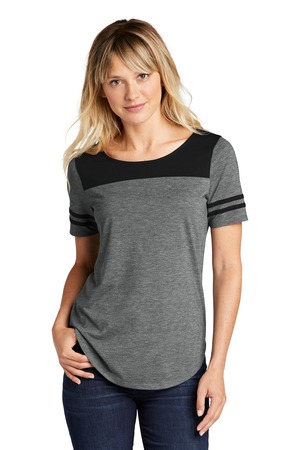 Sport-Tek Women's PosiCharge Tri-Blend Wicking Fan Tee. LST403