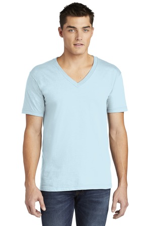 American Apparel Fine Jersey V-Neck T-Shirt. 2456W