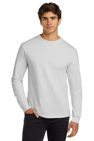 GILDAN - Ultra Cotton 100% US Cotton Long Sleeve T-Shirt. G2400 in White