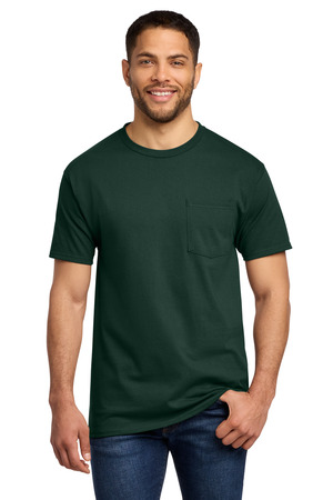 Port & Co Essential Pocket Tee. PC61P