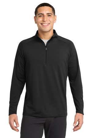 Sport-Tek TST850 Tall Sport-Wick® Stretch 1/4-Zip Pullover — front