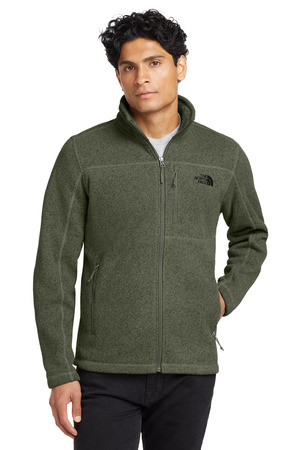The North Face Sweater Fleece Jacket. NF0A3LH7 in New Taupe Green Heather