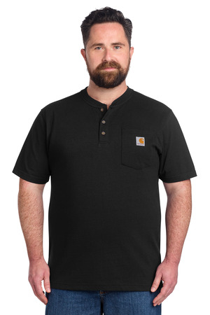 Carhartt CTK84 Short Sleeve Henley T-Shirt — front