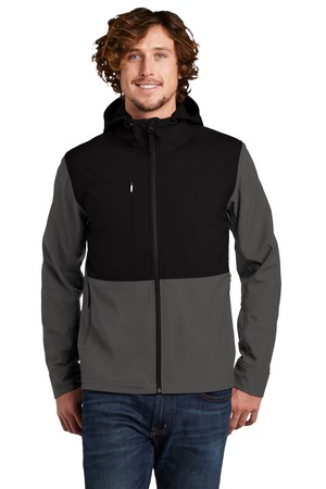 The North Face Castle Rock Hooded Soft Shell Jacket. NF0A529R in Asphalt Grey