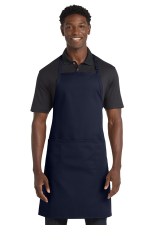 Port Authority Easy Care Extra Long Bib Apron with Stain Release. A700