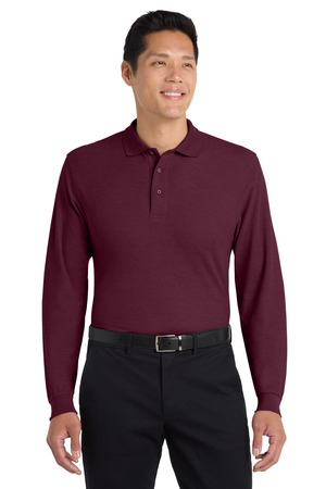 Port Authority Silk Touch Long Sleeve Polo. K500LS