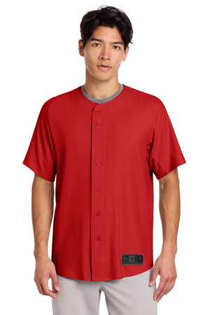 New Era Diamond Era Full-Button Jersey. NEA220