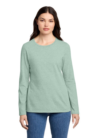 District Women's Perfect Blend CVC Long Sleeve Tee DT110