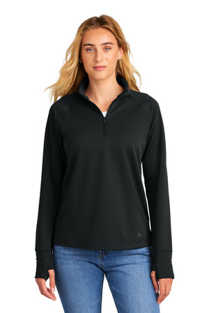 New Era LNEA515 Women's Stand Out 1/4-Zip — front