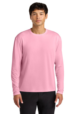A4 - Cooling Performance Long Sleeve Tee Mens A4N3165 in Pink