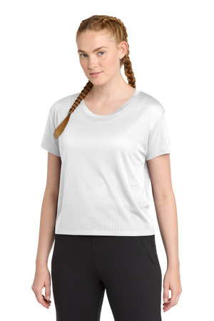 Sport-Tek Women's PosiCharge Draft Crop Tee. LST411