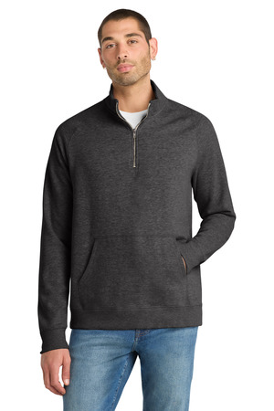 District DM392 Lightweight Fleece 1/4-Zip — front