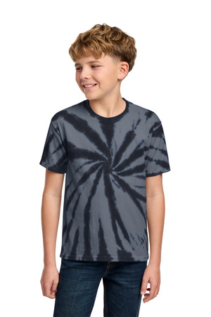 Port & Co PC147Y Youth Tie-Dye Tee — front