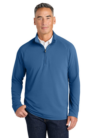 Brooks Brothers BB18214 Luxe Performance 1/4-Zip — front