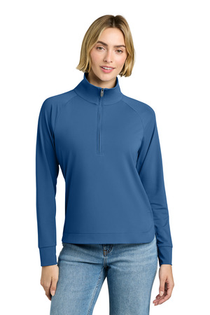 Brooks Brothers BB18215 Women's Luxe Performance 1/4-Zip — front