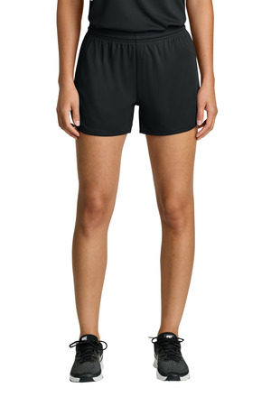 Sport-Tek LST447 Women's Club 3' Track Short — front