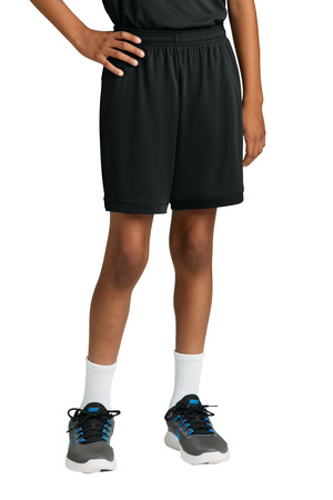 Sport-Tek YST4420 Youth Club 5' Short — front