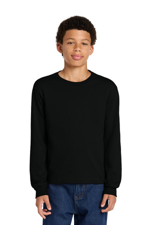 Bella + Canvas BC3511Y Youth 6-Ounce Heavyweight Long Sleeve Tee — front