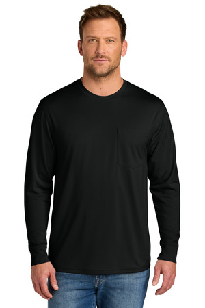 CornerStone CS440LSP Workwear Pro Long Sleeve Pocket Tee — front