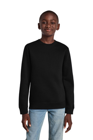 District DT6104Y Youth V.I.T.™ Fleece Crew — front