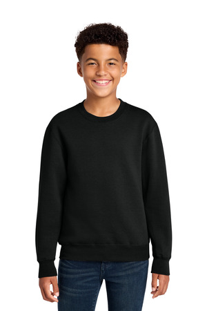 Port & Co PC78Y Youth Core Fleece Crewneck Sweatshirt — front