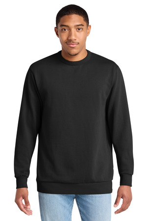 District DT2204 Wash™ Fleece Crew — front