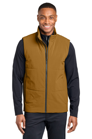 MiiR MRA442 Sashiko Stretch Puffy Vest — front
