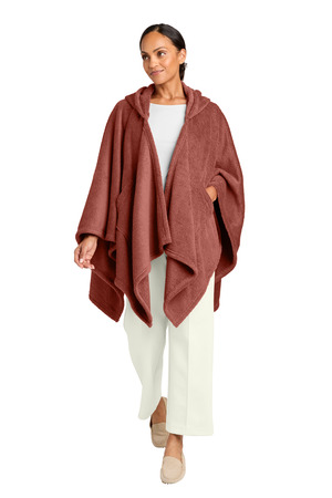 Port Authority BP44 Dream Plush Open Hoodie — front