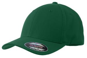 Sport-Tek STC17 Flexfit Performance Solid Cap in Forest Green