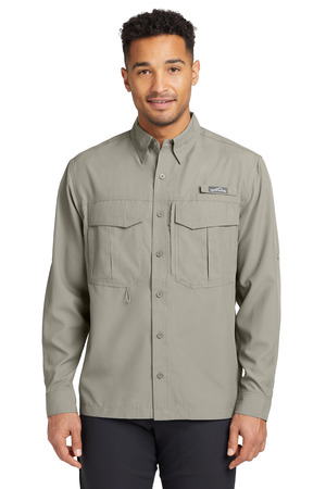 Eddie Bauer EB600 Long Sleeve Performance Fishing Shirt in Driftwood
