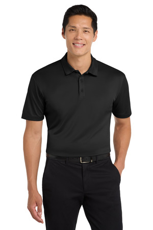 Port Authority TLK540 Tall Silk Touch Performance Polo in Black