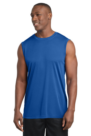 Sport-Tek ST352 Sleeveless PosiCharge Competitor Tee in True Royal