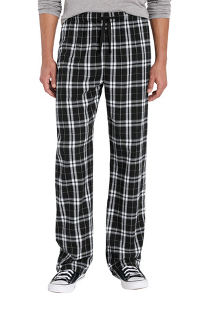 District DT1800 Flannel Plaid Pant in Black