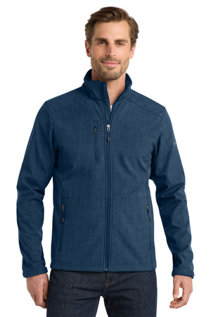 Eddie Bauer EB532 Shaded Crosshatch Soft Shell Jacket in Blue