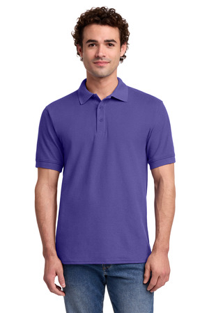 Port & Company KP155 Core Blend Pique Polo in Purple