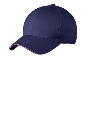 Port Authority C829 Americana Flag Sandwich Cap in Blue Crush
