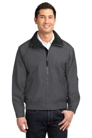 Port Authority JP54 Competitor Jacket in Deep Smoke/ Black